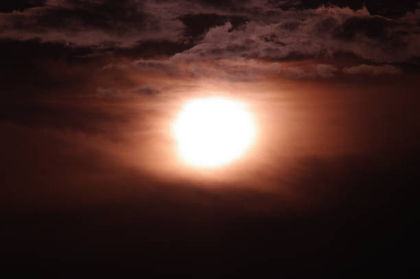 istock Sun in the Dark and Pink Sky 650243876