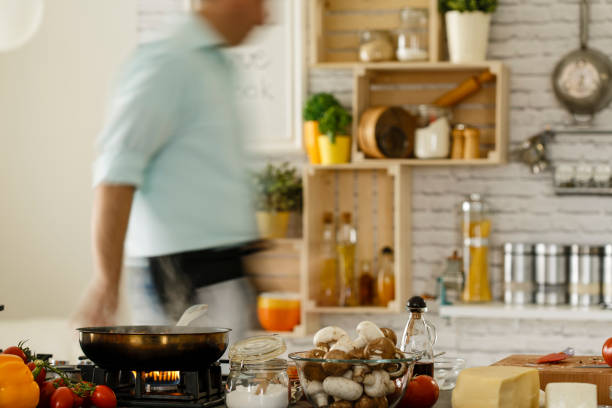 istock Busy chef cooking In kitchen 650250872