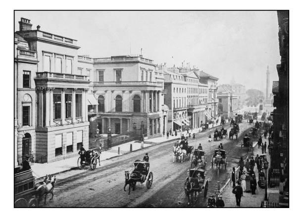 istock Antique London's photographs: Regent Street and Waterloo Place 650251454
