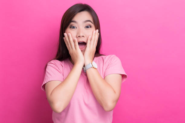 istock Happy woman has surprise 650251760