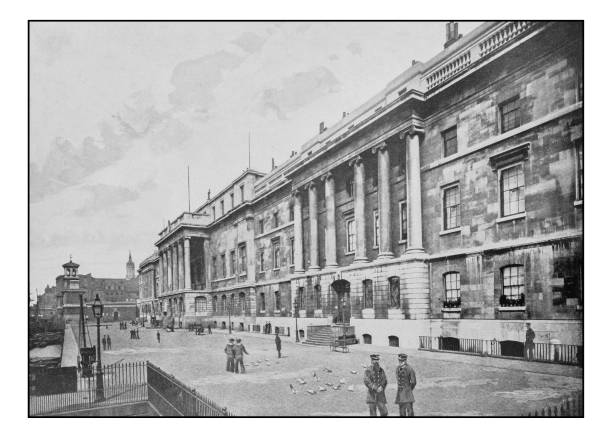 istock Antique London's photographs: The Customs House 650283446