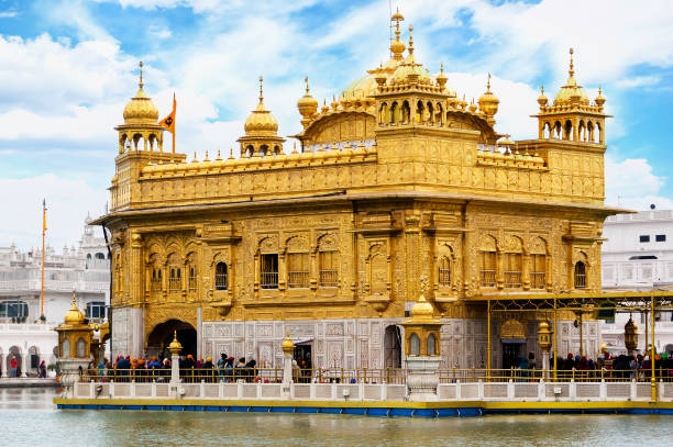 istock Sikh golden palace in India 650323266