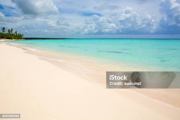 Tropical Beach In Caribbean Sea Stock Photo - Download Image Now - Caribbean region of Colombia, City, Dominican Republic