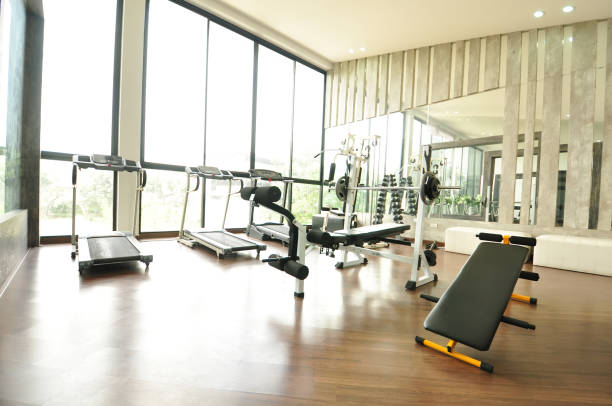 istock Fitness and gym equipment 650425336