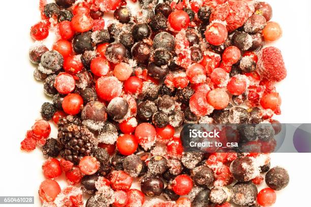 Frozen Berries Stock Photo - Download Image Now - Abundance, Backgrounds, Berry