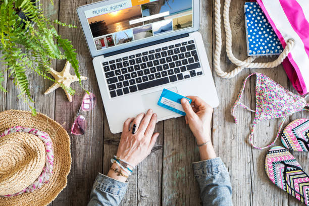 istock Travel concept on wooden table 650481106