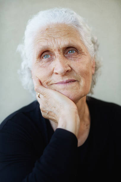 istock Senior woman Lost in Thoughts 650485530