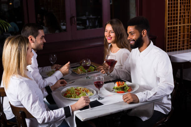 istock middle class people enjoying food 650504548