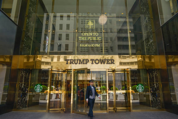 트럼프타워 - trump tower 뉴스 사진 이미지