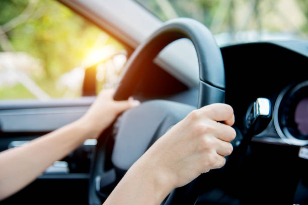 istock Woman hand driving 650564092