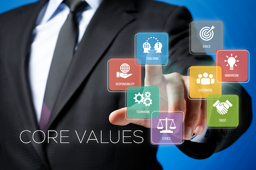 Futuristic Interface Touch Screen Concept:Core Values