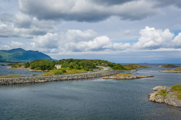 istock Norwegian nature at Atlantic Road 650613764