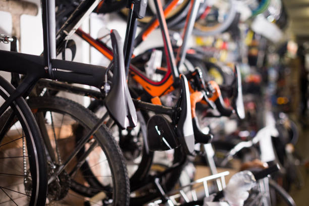 istock Modern sports bike 650628448