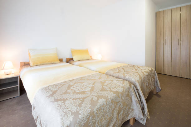 istock Bedroom apartment interior design 650630618