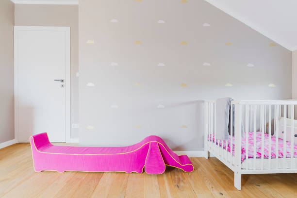 istock Child's room in the attic 650640772