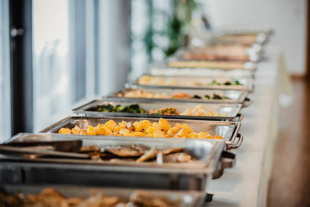 istock Catering Food Wedding Event Table 650642970