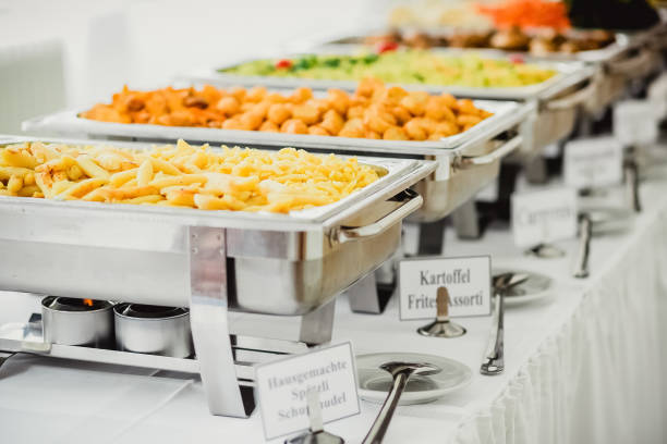 istock Catering Food Wedding Event Table 650647502