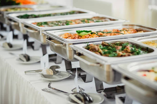 istock Catering Food Wedding Event Table 650647718