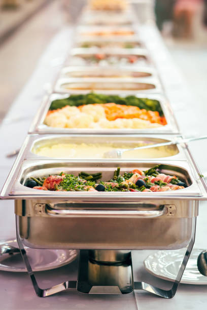 istock Catering Food Wedding Event Table 650656214