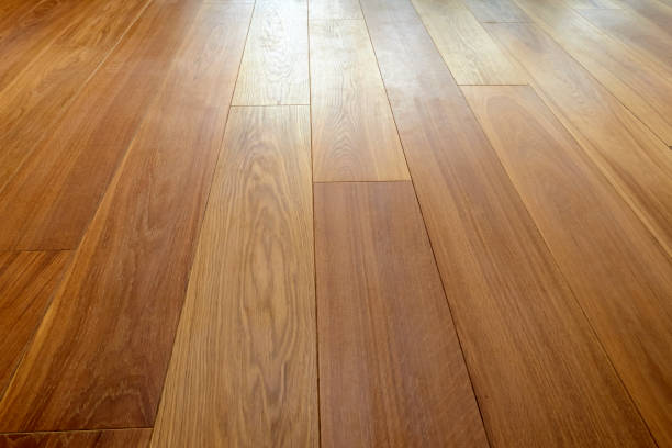 istock Perspective of Hardwood floor 650661836