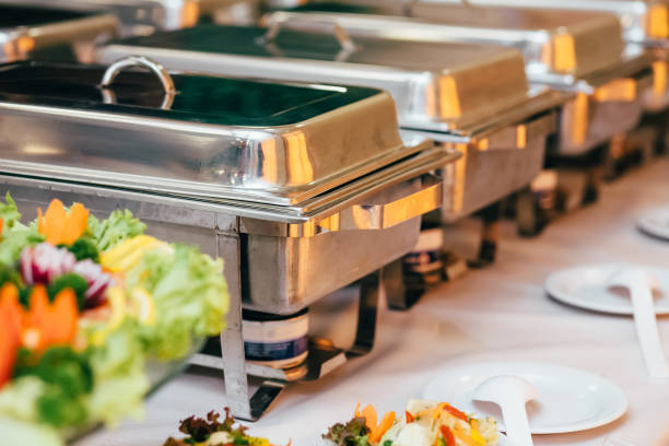 istock Catering Food Wedding Event Table 650667572