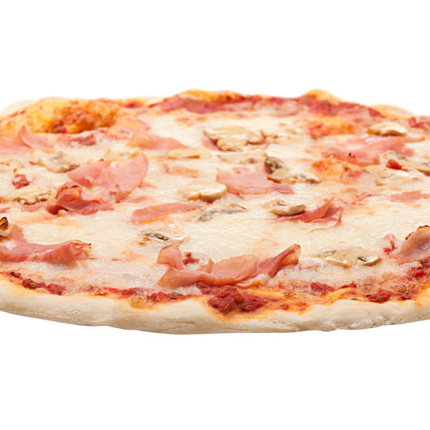 istock pizza with mushrooms and ham 650669952
