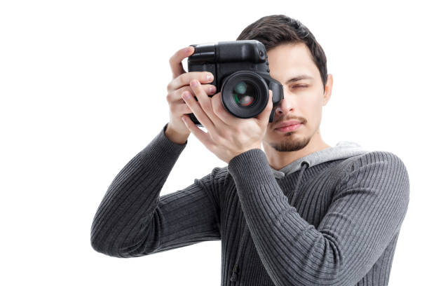 istock successful professional photographer use DSLR digital camera iso 650682384