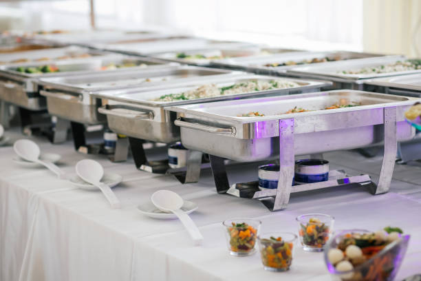 istock Catering Food Wedding Event Table 650683130