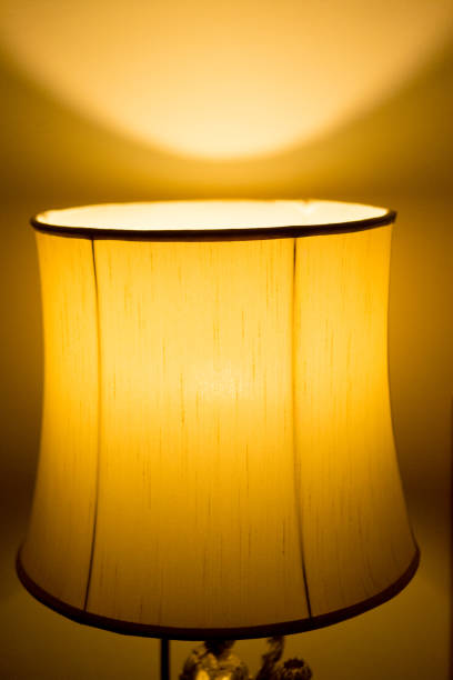 istock Lamp night light in bedroom at home 650683288