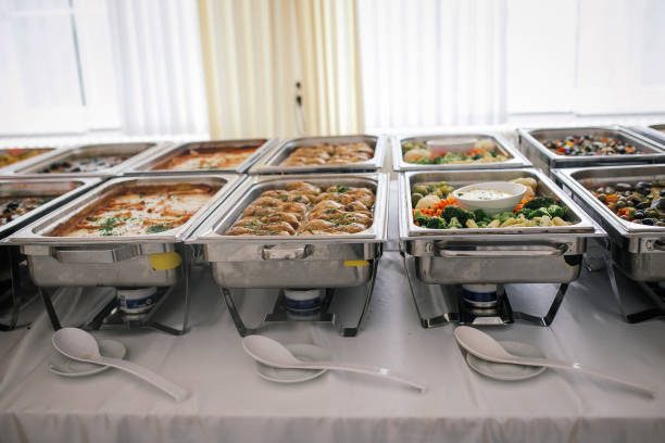 istock Catering Food Wedding Event Table 650683320
