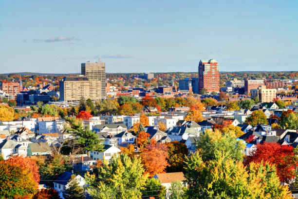 istock Autumn in Manchester, New Hampshire 650707136