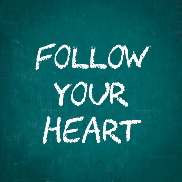 istock FOLLOW YOUR HEART written on chalkboard 650710176