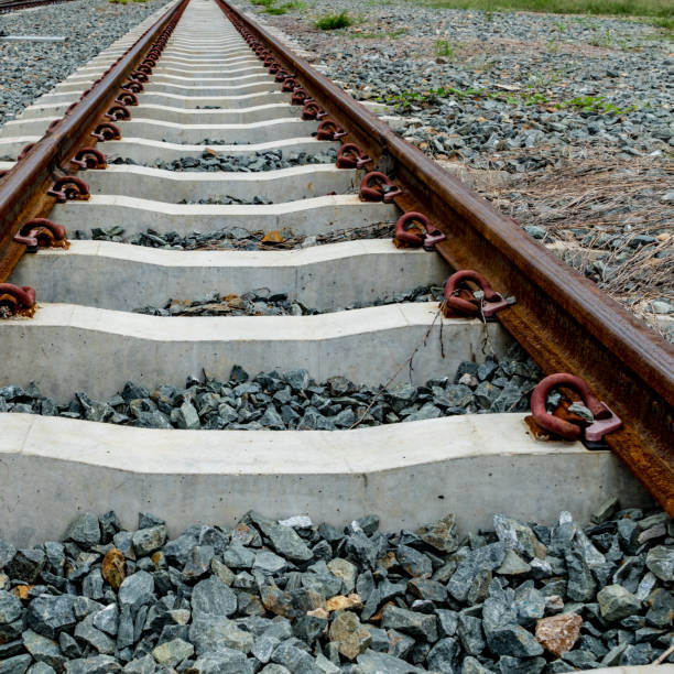 istock Image of railroad track 650717862