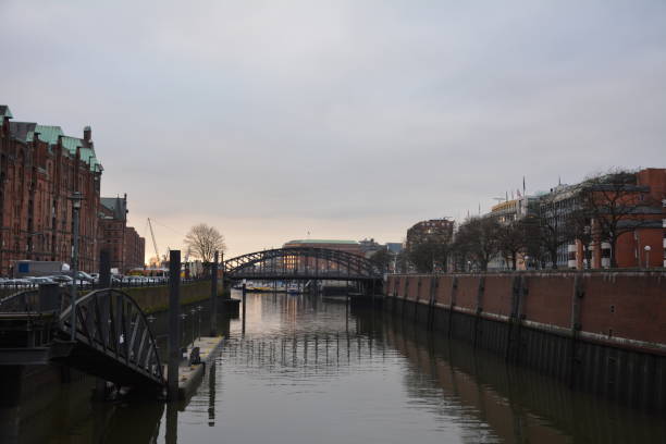istock Industrial area of Hamburg, Germany 650719590