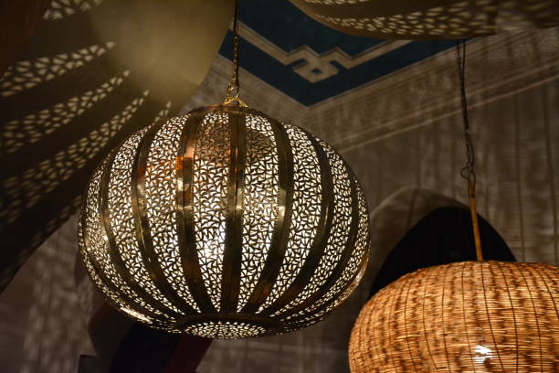 istock Lamps in a restaurant/store 650719814