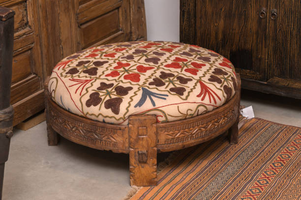 istock vintage arab colourful chair 650724056