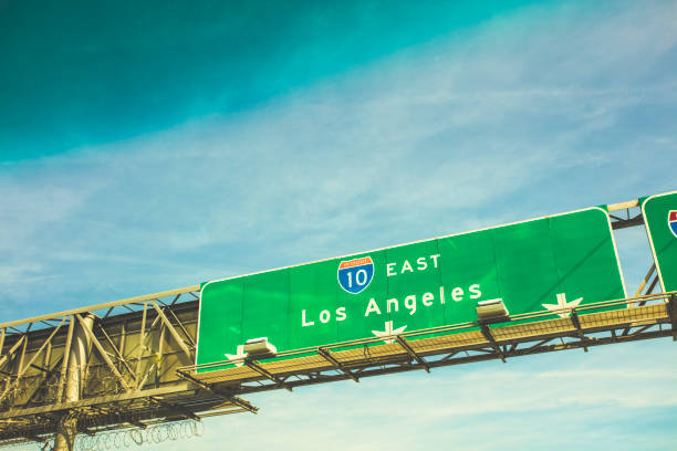 istock Los Angeles Road Sign 650734712