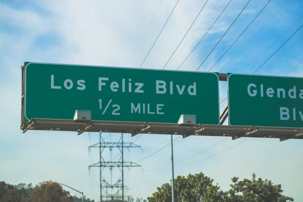 istock Los Angeles Road Sign 650734966