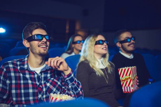 istock Wathing comedy at the cinema 650739524