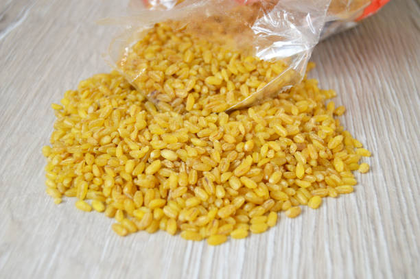 istock Large bulgur, large-sized bulgur, heart shaped cog corset, bulgur love, turkey bulgur, turkish bulgur.Natural and organic bulgur 650808198
