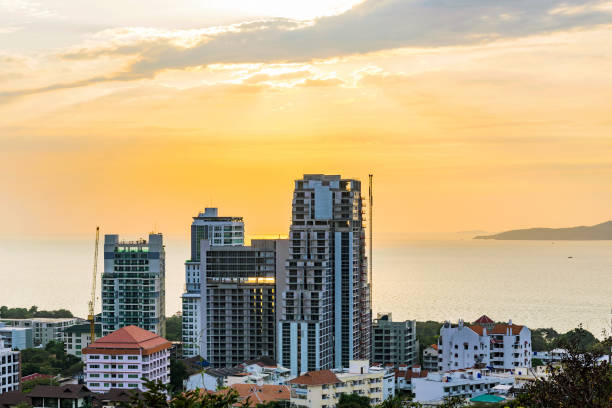 istock Seaside buildings in Thailand 650889102