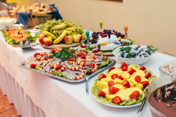 istock Catering Food Wedding Event Table 650911982