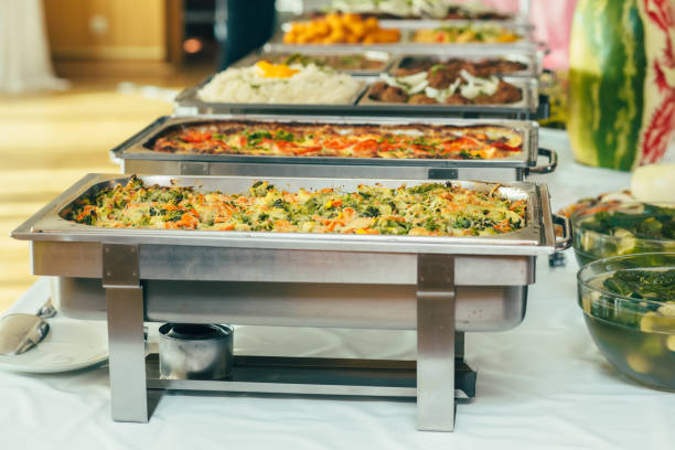 istock Catering Food Wedding Event Table 650916162