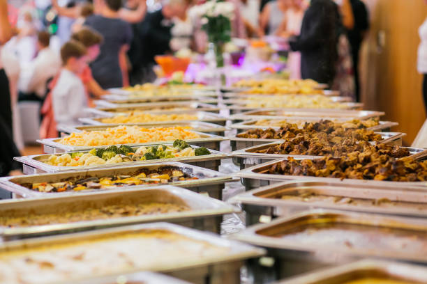 istock Catering Food Wedding Event Table 650923692