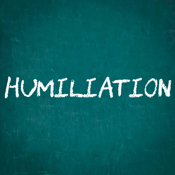 istock HUMILIATION written on chalkboard 650934858
