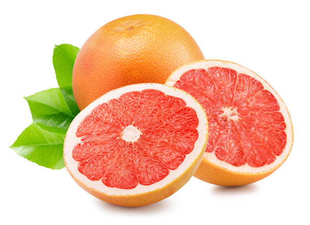 istock grapefruit with slices isolated on the white background 650941140