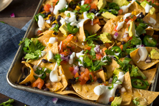 istock Homemade Loaded Sheet Pan Nachos 650955140