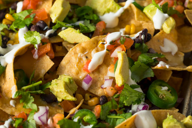 istock Homemade Loaded Sheet Pan Nachos 650960824