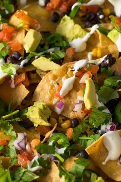 istock Homemade Loaded Sheet Pan Nachos 650970820