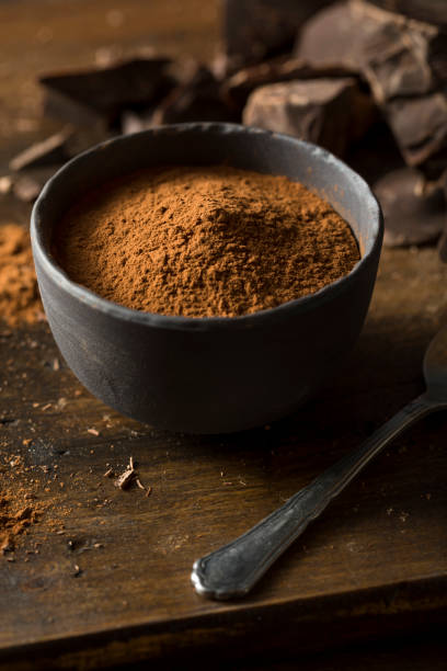 istock Raw Organic Dark Chocolate Cocoa Powder 650986760